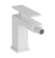 Смеситель для биде Hansgrohe Tecturis E 80 со сливным гарнитуром матовый белый 73200700