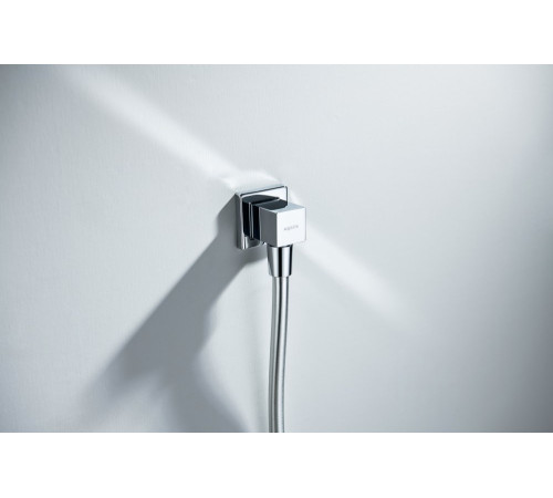 Шланговое подсоединение Aquatek хром AQ2458CR