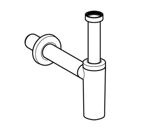 Сифон для раковины Geberit 32 мм глянцевый хром 151.034.21.1