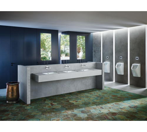 Раковина под столешницу Geberit VariForm прямоугольная 45х35 см с переливом 500.760.01.2