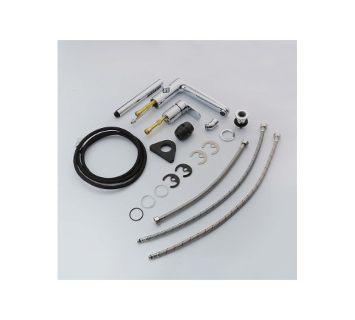 Смеситель на борт ванны Aquanet Ника на 3 отверстия хром AQ1848CR