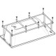 Монтажный комплект для ванны Roca BeCool 180х80 см ZRU9302786