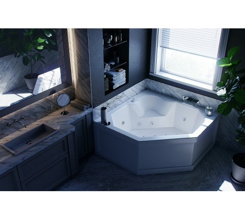 Ванна акриловая Aquatek Лира 150х70 см с экраном и каркасом LIR150-0000032