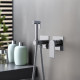 Комплект для гигиенического душа Aquanet Лира встроенный 2 отверстия хром AQ1420CR