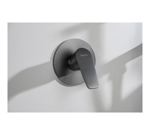 Набор с гигиеническим душем AQUATEK БЕТТА (смеситель + лейка + шланг) оружейная сталь AQ1119BGM