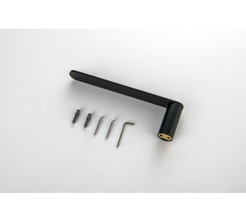 Полотенцедержатель Aquatek Лира матовый черный AQ4419MB