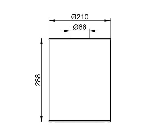 Мусорное ведро KEUCO 5 л белый лак RAL 9010 04989510051