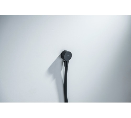 Шланговое подсоединение Aquatek матовый черный AQ2457MB