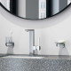 Смеситель для раковины GROHE Plus L-Size однорычажный с поворотным изливом и сливным гарнитуром хром 23851003