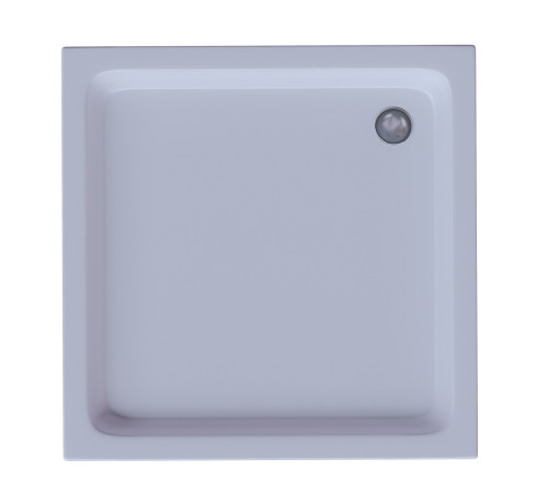 Поддон душевой D-Pol акриловый квадратный 100x100x15 см с ножками и панелью DPA-0000003