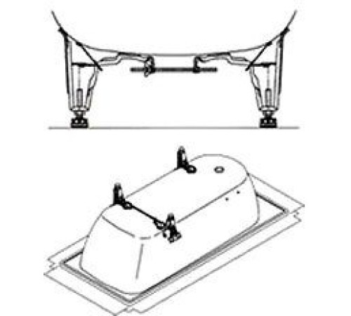 Ножки для ванн Kaldewei 5032 581670000000
