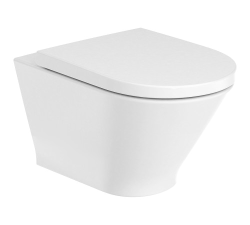 Унитаз подвесной безободковый Roca The Gap Round Rimless 540 мм 3460NL000