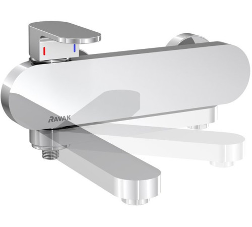 Смеситель для ванны Ravak Chrome CR 022.00/150 150 мм X070042