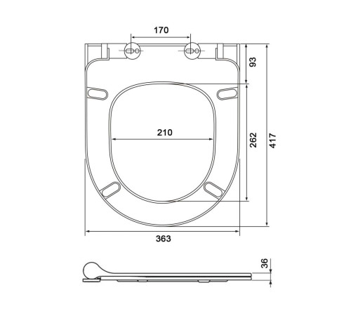 Крышка-сиденье AQUATEK Лея AQ0199-00