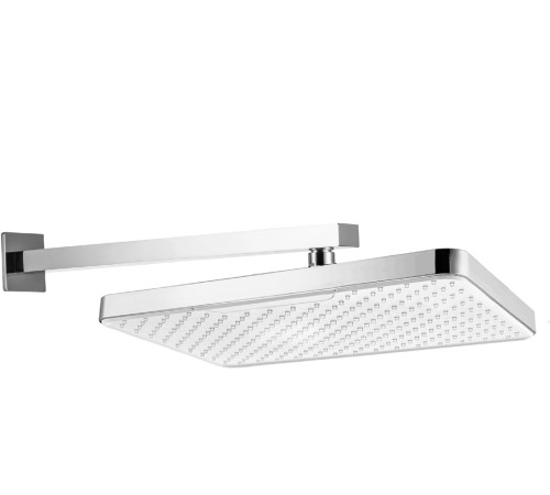 Верхний душ Aquanet AQ2081CR прямоугольный настенный 305х205х25 мм хром AQ2081CR