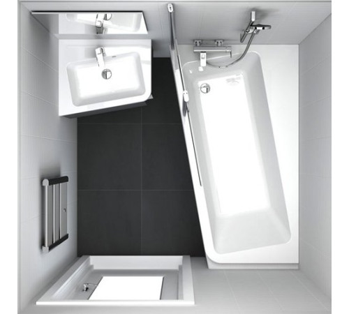 Ванна акриловая асимметричная RAVAK 10° 160x95 см L белая C831000000