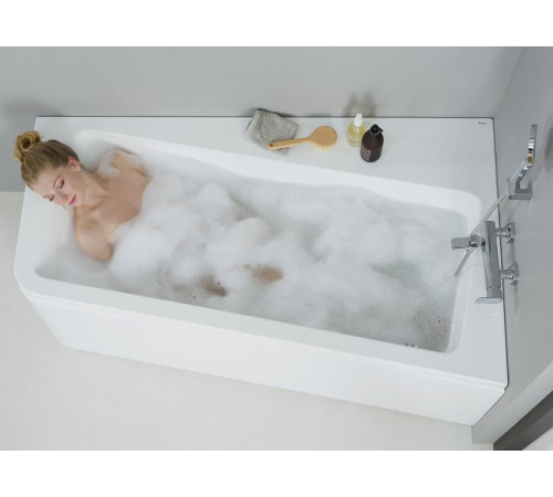 Ванна акриловая асимметричная RAVAK 10° 160x95 см L белая C831000000