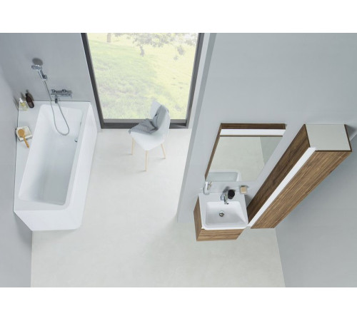 Ванна акриловая асимметричная RAVAK 10° 160x95 см L белая C831000000