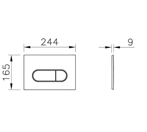 Панель смыва VitrA Root Round золото 740-2224