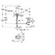 Смеситель для раковины GROHE Eurocube с донным клапаном хром 2312700E