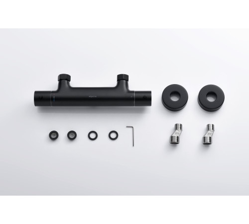 Смеситель для душа термостатический Aquanet Европа матовый черный AQ1363MB