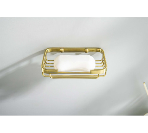 Мыльница-решетка Aquanet AQ4946BG шлифованное золото AQ4946BG