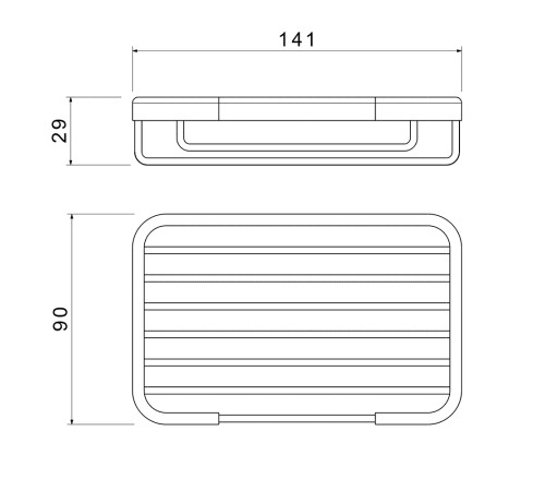 Мыльница-решетка Aquanet AQ4946BG шлифованное золото AQ4946BG