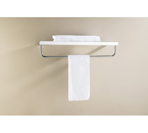 Полка для полотенец Aquatek Лира хром AQ4415CR