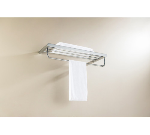 Полка для полотенец Aquatek Лира хром AQ4415CR