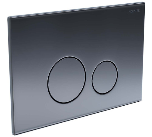 Панель смыва Kordi KDI-0000039 нержавеющая сталь оружейная сталь круглые кнопки KDI-0000039