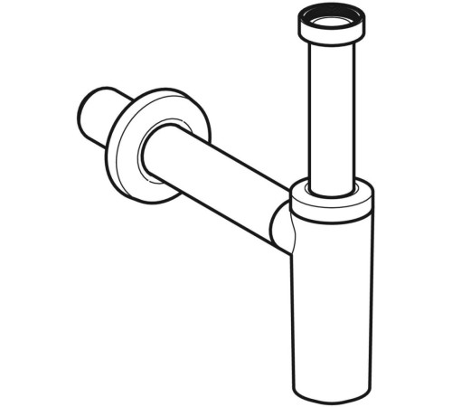 Сифон для раковины Geberit 32 мм черный матовый 151.034.14.1
