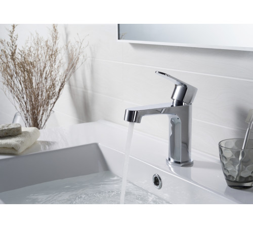 Смеситель для раковины Aquanet Oberon 98 мм хром AQ1210CR