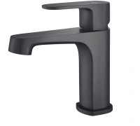 Смеситель для раковины Aquanet Oberon 98 мм матовый черный AQ1210MB