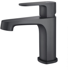 Смеситель для раковины Aquanet Oberon 98 мм матовый черный AQ1210MB