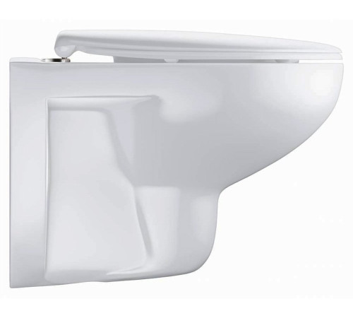 Унитаз подвесной безободковый GROHE Bau Ceramic с сиденьем микролифт 39351000