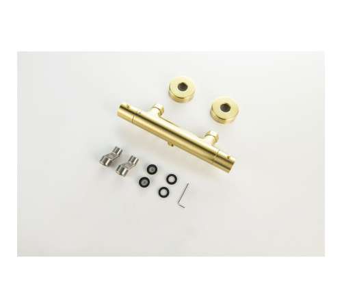 Смеситель для душа термостатический Aquanet Европа шлифованное золото AQ1363BG