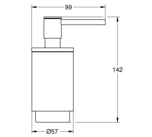 Дозатор жидкого мыла GROHE Selection фантомный черный 41218KF0