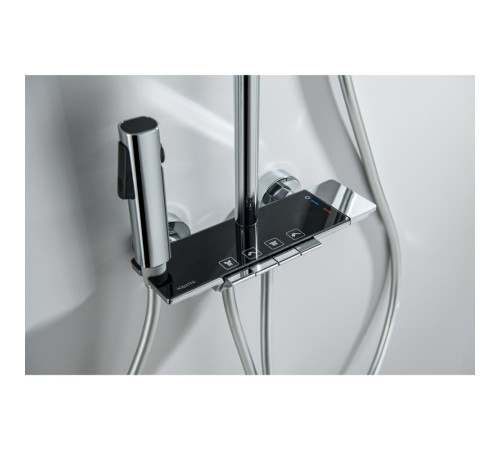 Душевая система со смесителем для ванны Aquatek Поларис 295х195 мм хром AQ3040CR