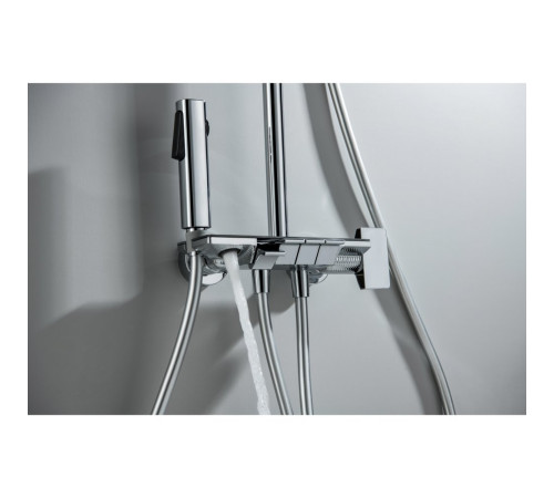 Душевая система со смесителем для ванны Aquatek Поларис 295х195 мм хром AQ3040CR