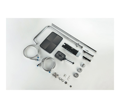 Душевая система со смесителем для ванны Aquatek Поларис 295х195 мм хром AQ3040CR