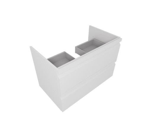 Комплект мебели для ванной AQUATON ВЕГА 80 с раковиной AQ0480-00 белый матовый AQ77080-MW