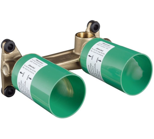 Комплект смесителя для раковины Hansgrohe Talis E из стены излив 225 мм полированное золото (71734990 + 13622180) 71734990S