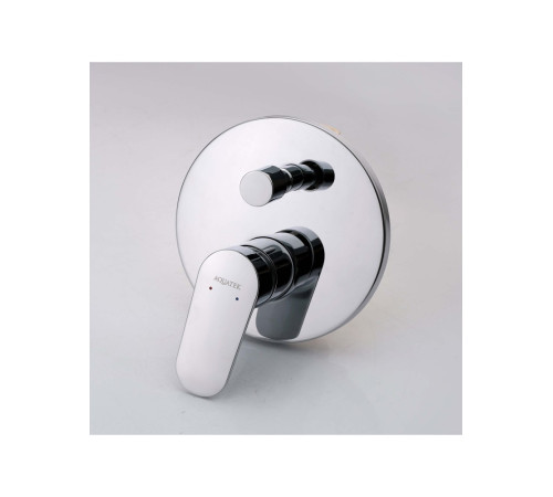 Смеситель для ванны скрытого монтажа Aquanet Ника комплект хром AQ1846CR