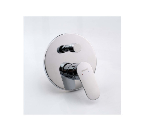 Смеситель для ванны скрытого монтажа Aquanet Ника комплект хром AQ1846CR