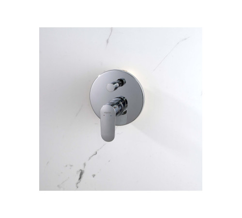 Смеситель для ванны скрытого монтажа Aquanet Ника комплект хром AQ1846CR