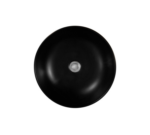 Раковина накладная Aquanet Европа 415x415x135 мм матовый черный AQ5558-MB