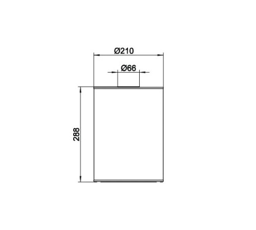 Мусорное ведро KEUCO PLAN 5 л хром/черно-серый 04989010037