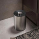 Мусорное ведро KEUCO PLAN 5 л хром/черно-серый 04989010037