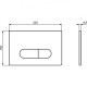 Кнопка смыва Ideal Standard Oleas M1 механическая черный матовый R0115A6