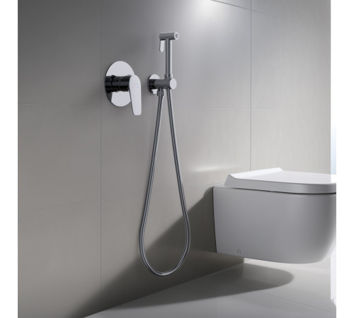 Набор с гигиеническим душем AQUATEK БЕТТА (смеситель + лейка + шланг) хром AQ1119CR